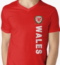 Wales Sport Football Men's V-Neck T-Shirt