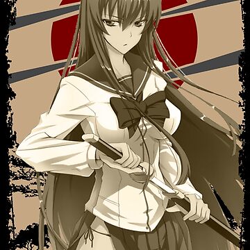 Saeko Busujima Highschool of the Dead Poster for Sale by IkaXII