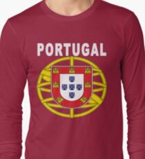 Original Portuguese National Seal Design Long Sleeve T-Shirt
