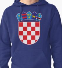 Croatia Hrvatska Original Coat of Arms Design Pullover Hoodie