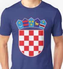Croatia Hrvatska Original Coat of Arms Design Unisex T-Shirt