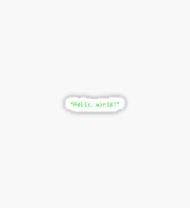 Hello World Sticker