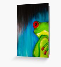 Tree Frog Greeting Card