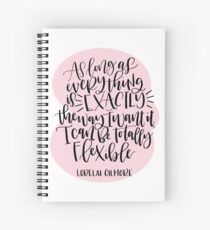 Totally Flexible Gilmore Girls Spiral Notebook
