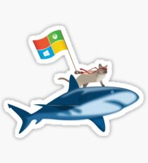 Ninja Cat Shark Sticker