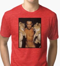 Jean Claude Van Damme Cats Tri-blend T-Shirt
