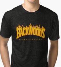 Backwoods Thrasher Hoodie Tri-blend T-Shirt
