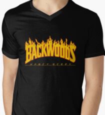 Backwoods Thrasher Hoodie Men's V-Neck T-Shirt