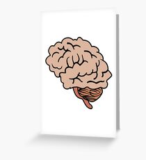 Brain Greeting Card
