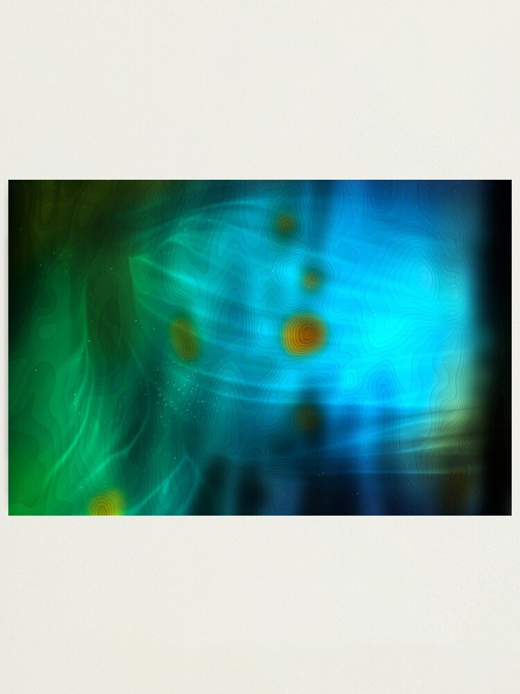 Alternate view of Emerald Amber Photographic Print