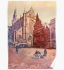 Haarlem Kirk Square Poster