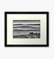 The Southern Upland Way from the Three Brethren, Scottish Borders Framed Print