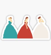 The Selection Trilogy Silhouettes Sticker