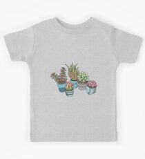 Süße Sukkulenten Kinder T-Shirt