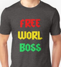 Vybz Kartel Free Worl Boss T-shirt & More Unisex T-Shirt