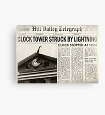Hill Valley Telegraph Canvas Print