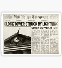 Hill Valley Telegraph Sticker