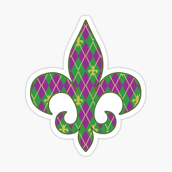 Carnival Argyle Sticker