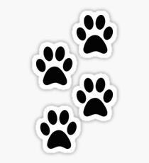 Pegatina Paw Tracks