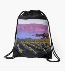 Okanagan Vineyard Drawstring Bag