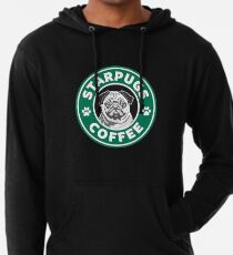 Star Pugs Kaffee - Starbucks Leichter Hoodie