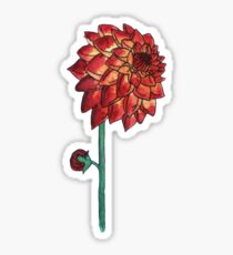 dahlia Sticker