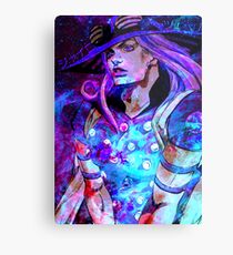 Lienzo metálico Gyro Zeppeli Space Aesthetic