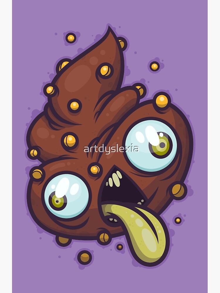 "Poop" Poster by artdyslexia Redbubble