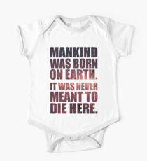 Mankind Was Born On Earth - Interstellar Stars Variation One Piece - Short Sleeve