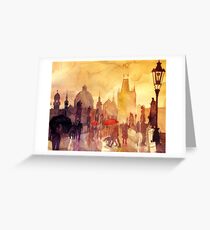 Charles Bridge, Prague Greeting Card