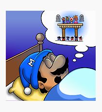 Dreaming Mario Photographic Print