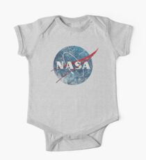 NASA Space Agency Ultra-Vintage Short Sleeve Baby One-Piece