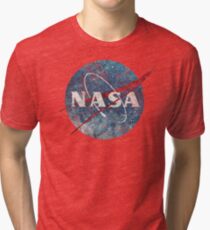 NASA Space Agency Ultra-Vintage Tri-blend T-Shirt