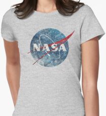 NASA Space Agency Ultra-Vintage Women's Fitted T-Shirt