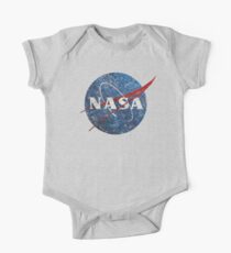 NASA Vintage Emblem Short Sleeve Baby One-Piece