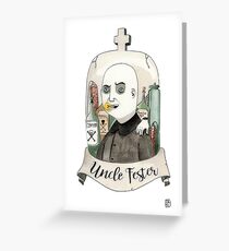 Fester Addams Greeting Card
