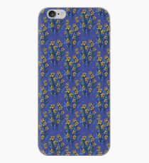 Daffodil dreaming in blue iPhone Case