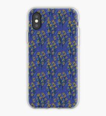 Daffodil dreaming in blue iPhone Case