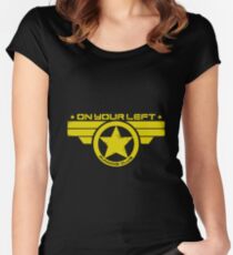 captain america Women's Fitted Scoop T-Shirt