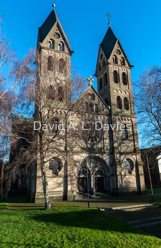 "St. Lambertus Church in the condemned village of Immerath, Germany