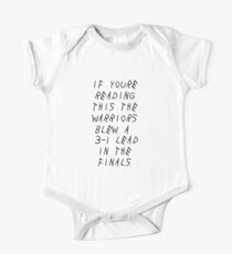 Warriors Blew a 3-1 Lead One Piece - Short Sleeve