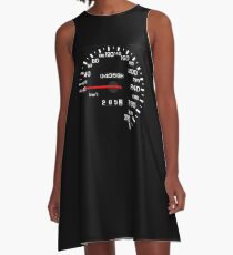 NISSAN スカイライン (NISSAN Skyline) R33 NISMO Speedometer A-Linien Kleid