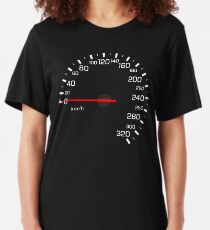 NISSAN スカイライン (NISSAN Skyline) R33 NISMO Speedometer w/o KM Slim Fit T-Shirt