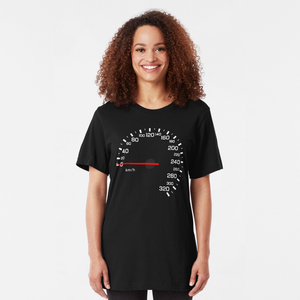 NISSAN スカイライン (NISSAN Skyline) R33 NISMO Speedometer w/o KM Slim Fit T-Shirt