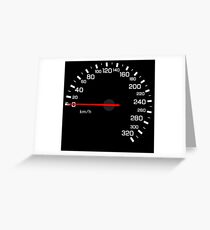 NISSAN スカイライン (NISSAN Skyline) R33 NISMO Speedometer w/o KM Grußkarte