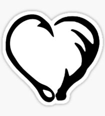 Liebe Jagd Sticker