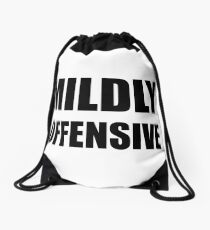 Mildly Offensive Drawstring Bag