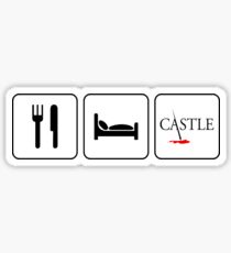 Food Sleep Castle Sticker