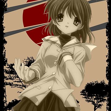 Clannad anime poster Nagisa Furukawa Art Print for Sale by wazzaah