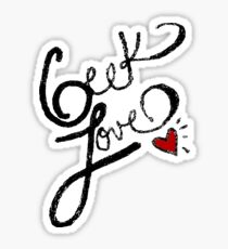 Geek Love Sticker